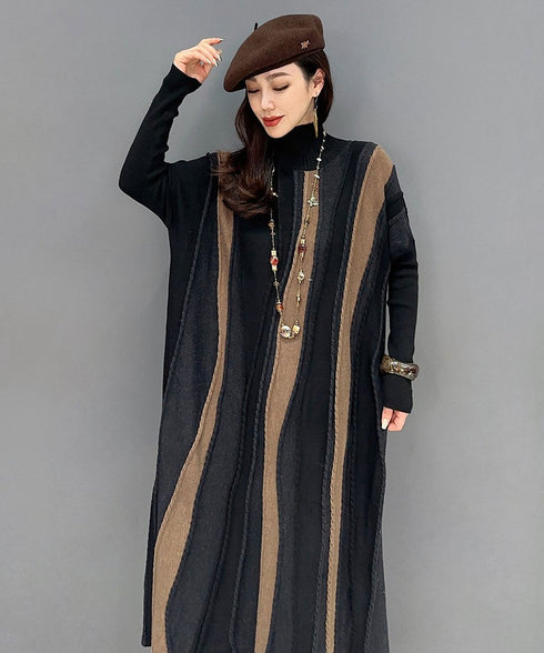 Striped Knit Dress